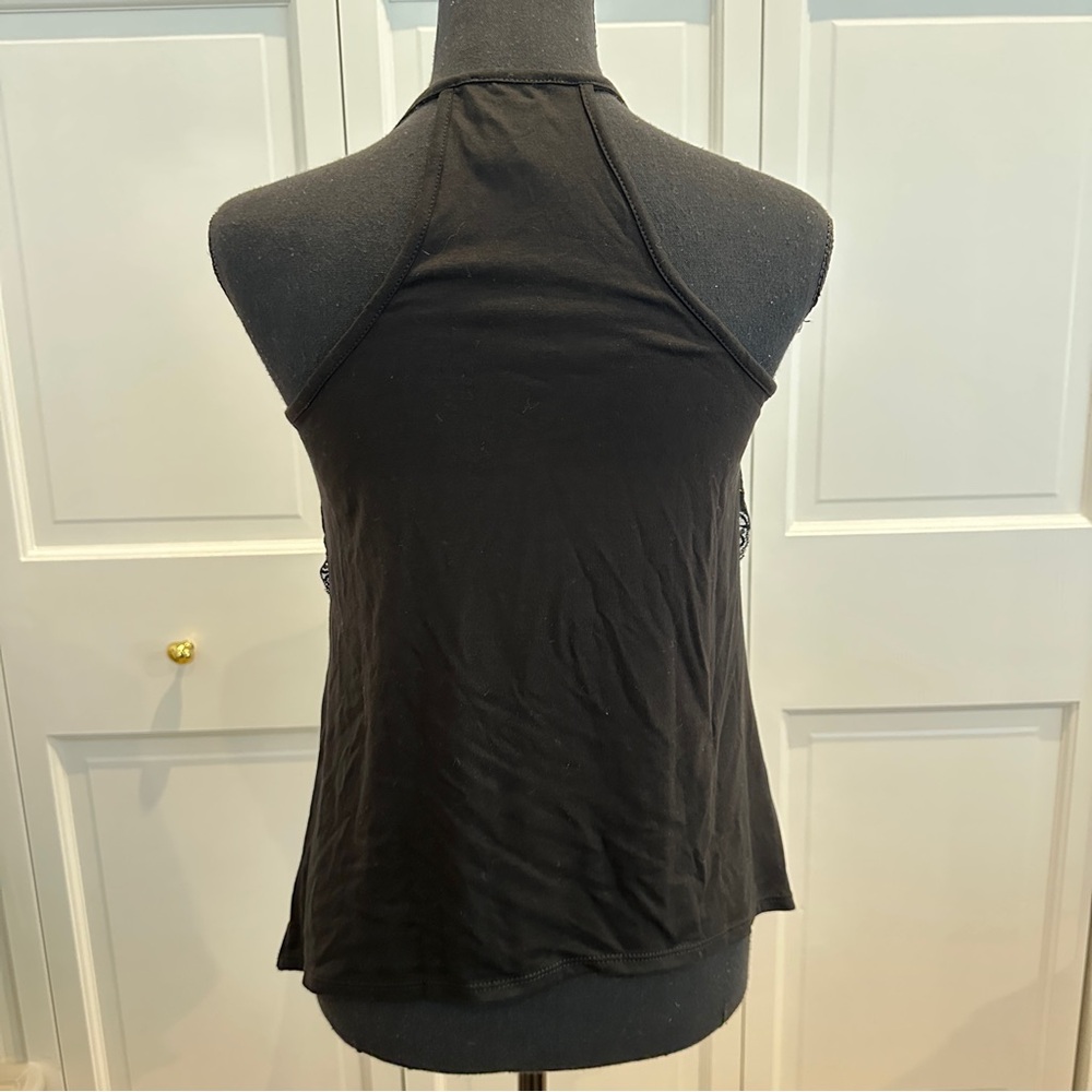 Midnight Hour Floral Pentagram Racerback Tank - Picture 7 of 8